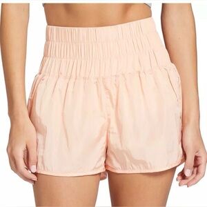 Free People Movement The Way Home lined shorts, Peach, sz S